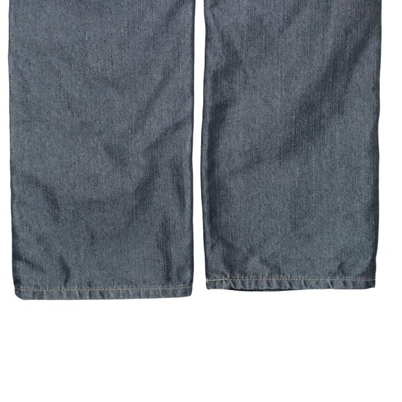 Hype Mens Sz 32 X 32 Medium Wash Denim Blue Jeans Straight Leg Decorated Pockets - Picture 9 of 15